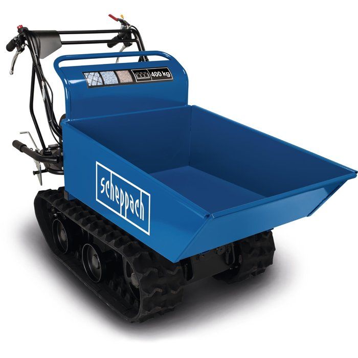 Scheppach Benne basculante motorisée DP4500 charge max. 400kg - 5 6CV - 196 cm³