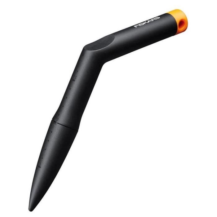 Fiskars Plantoir à main - Solid - Poignée en L - Creuse des trous de 150mm