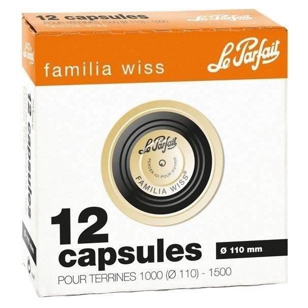 Le Parfait Boîte de 12 capsules Familia Wiss 11 cm