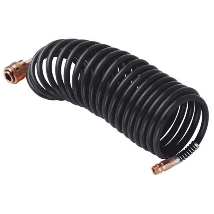 Stanley Tuyau spirale 5 m pour compresseur Noir