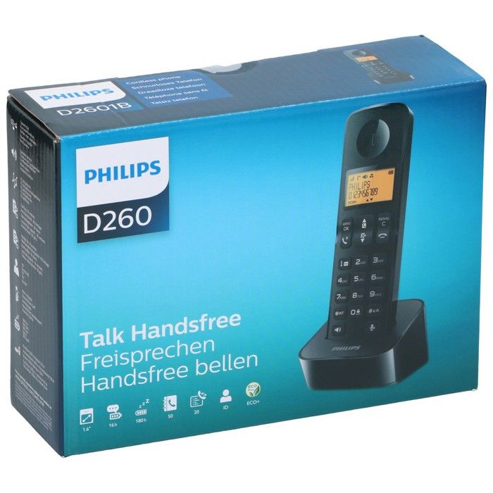 Philips D2602B/01 Téléphone