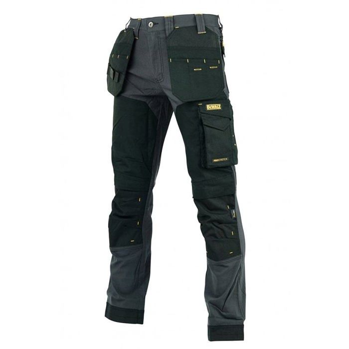 Dewalt Vetement de protection - DEWMEM3233-TB - Memphis Pantalons de Travail Noir/Gris 32W / 33L Gris