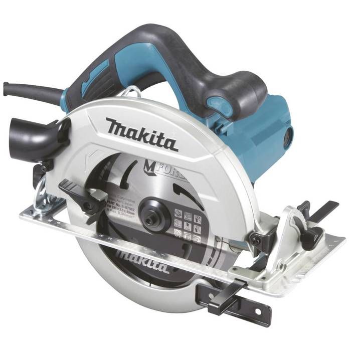 Makita Scie Circulaire Portative Hs7611 1600w 66mm Avec Lame De Scie 190x30mm