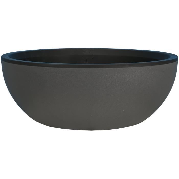 Riviera Coupe pot de fleurs - granit D40 Gris