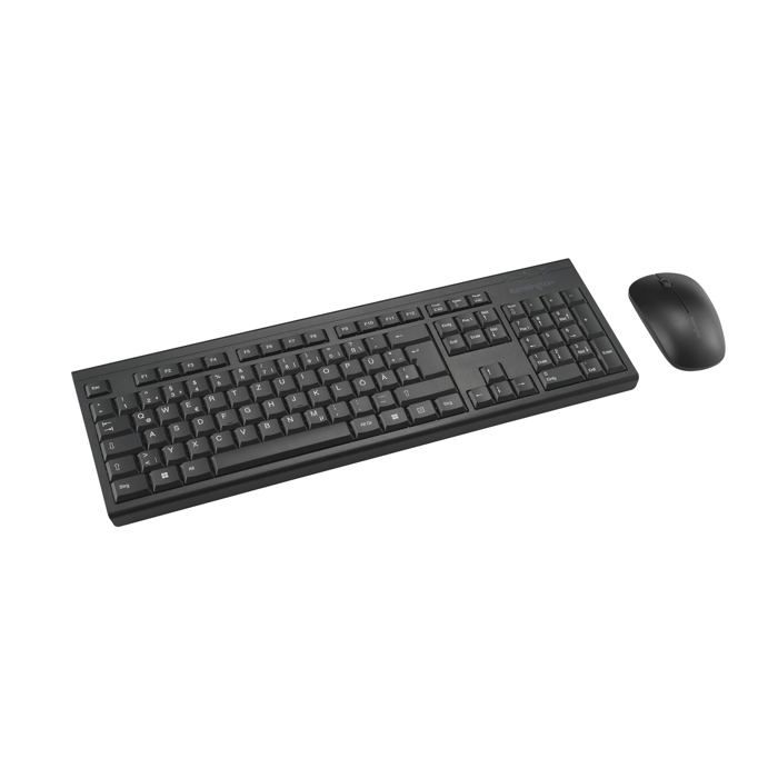 Kensington Ensemble clavier et souris sans fil - Clavier pleine taille - Souris silencieuse 1200 dpi