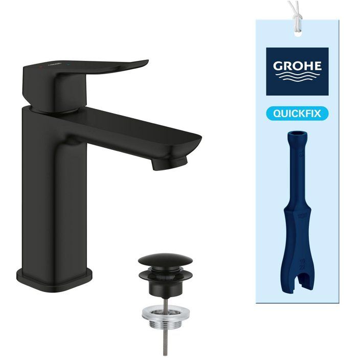 Grohe Mitigeur de lavabo noir taille M, Dice