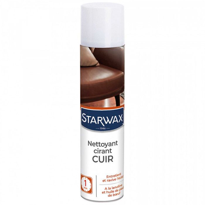 Starwax Aérosol entretien cuir - 300 mL
