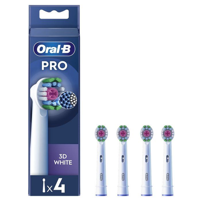Oral-B pro 3d brossettes pour brosse û dents, 4 unitûˋs