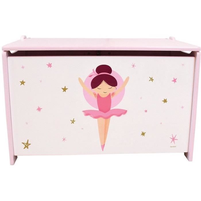 FUN House C a jouets en bois - Danseuse Ballerine - H.40 x L.58 x P.36 cm