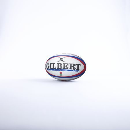 Gilbert Ballon de rugby replica England Rugby taille 5 cousu main