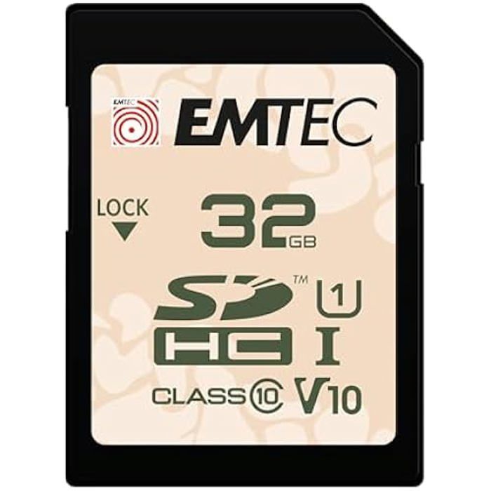 EMTEC Outdoor - Carte mémoire flash - 32 Go - Video Class V10 / UHS-I U1 / Class10 - microSDHC UHS-I