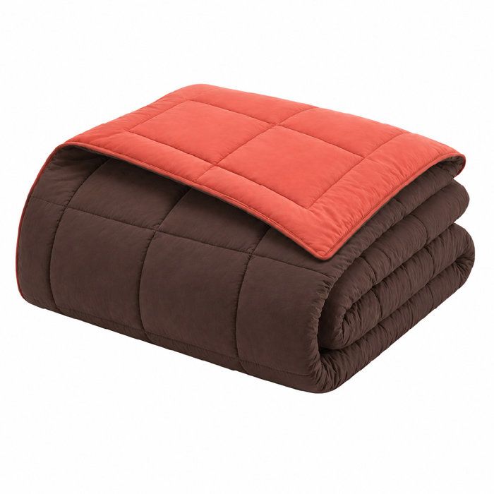 Toison d'Or Couette légère réversible bicolore en microfibre 200 gr/m² (140x200 cm