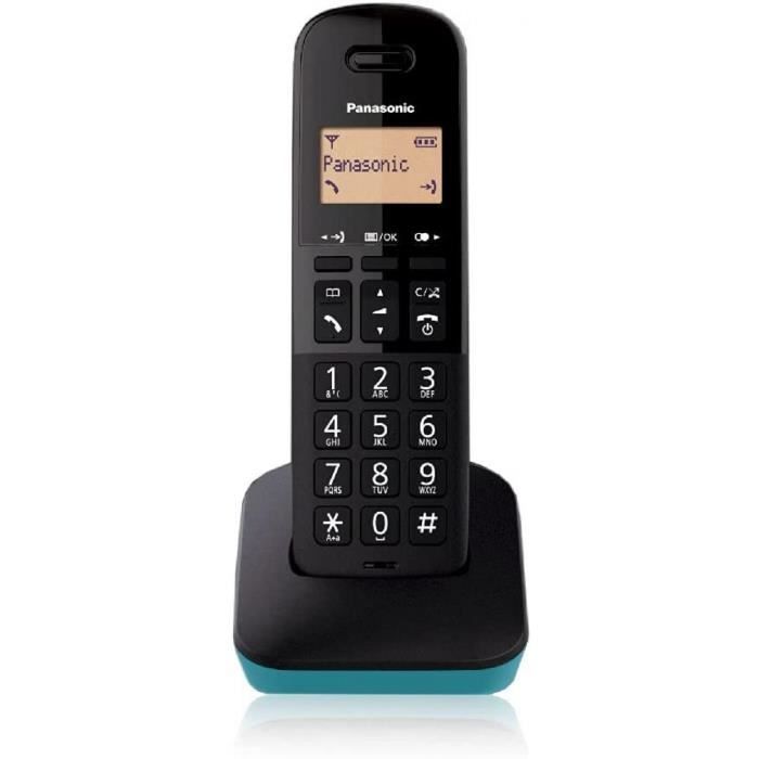 Panasonic Téléphone sans fil - KX-TGB610JTC - Noir - DECT - Bureau