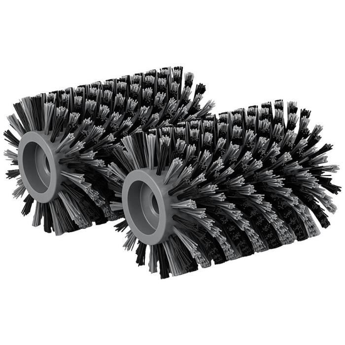 Kärcher Rouleaux de brosse de rechange pour terrasses PCL 3-18, jeu de 2, pour surfaces bois et WPC