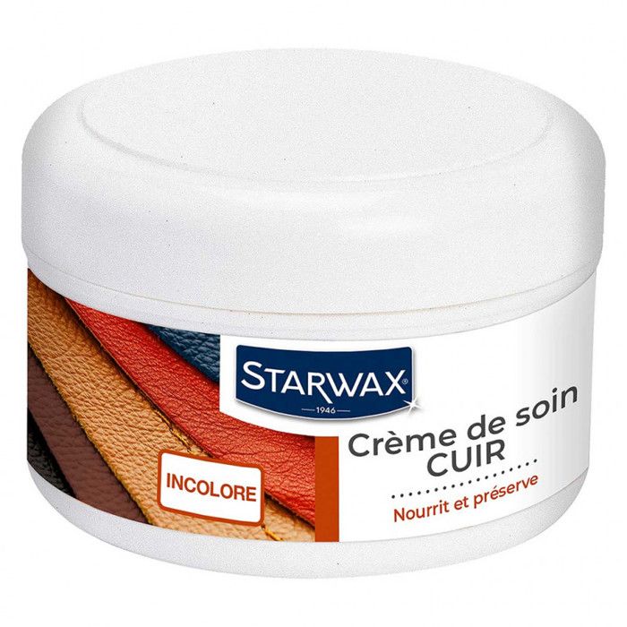 Starwax Crème nourrissante pour le cuir - incolore - 150mL