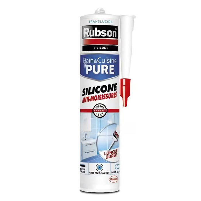 Rubson Mastic bain et cuisine transparent 280ml