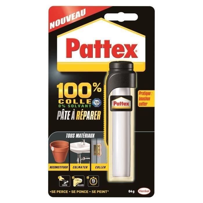 Pattex PÃ¢te Ã RÃ parer Multi-usages 100%", Tube De 64 G