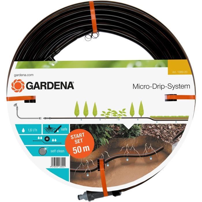 Gardena Kit tuyau à goutteur incorporés enterré Micro-Drip
