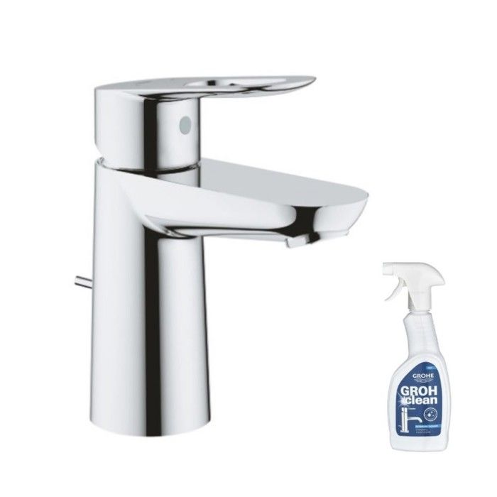 Grohe Mitigeur lavabo BauLoop Taille S + produit entretien