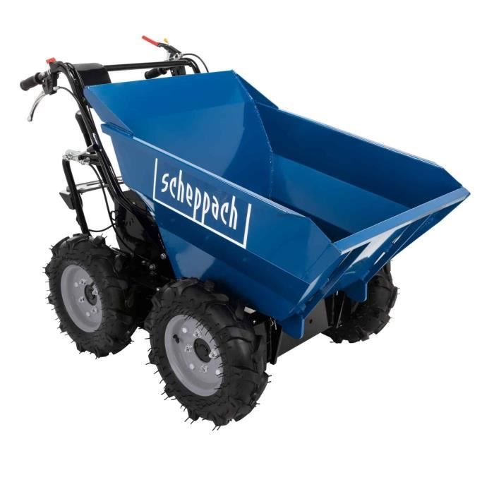 Scheppach Benne basculante motorisé DP3000 charge max 300 kg - 5.6CV - 196CC
