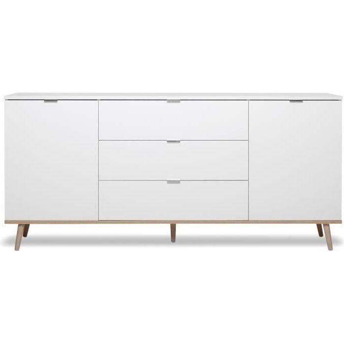 Calicosy Buffet 2 Portes 3 Tiroirs L180 cm - COPENHAGUE